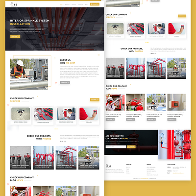 ISS Homepage adobexd branding design graphic design illustration logo photoshop typography ui ux vector web