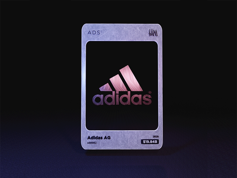 ADS 2020 #2 NFT CARD adidas cards cryptoart himati mati nft nftart nftartist nftcards nftcollector nftcommunity nfts