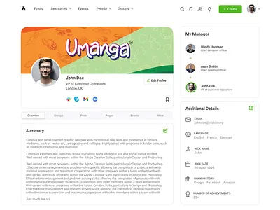 Profile Page Design best ui designer dailyui dailyuidesign design figma graphic design illustration logo mobile app profile page ui uidesign uiux web design website design