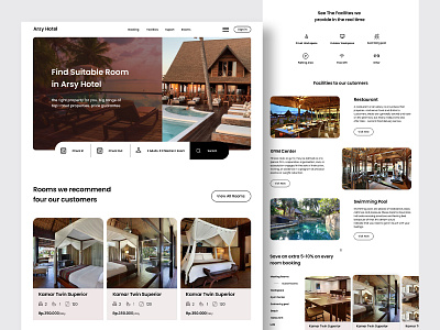 Arsy Hotel branding design graphic design hotel logo ui uiui ux