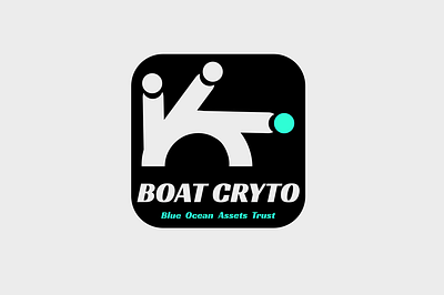 Logo for Boat Crypto begraphify branding design flatminimalist graphic design graphify icon ideographix kunchana illustration logo vector