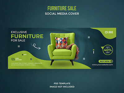 Furniture | Social Media Facebook Cover Design ads banner banner ads brand design design discount facebook facebook cover furniture ads furniture cover furniture post instagram template psd social media ad social media cover social media post web banner