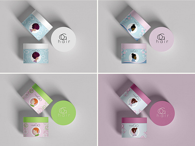 Branding of hair styling gel "HairGo" branddesign branding design graphic design logo visual visualidentity