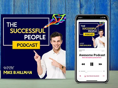 PODCAST COVER ART DESIGN business podcast podcast podcast artwork podcast artwork design podcast cover podcast cover art podcast cover design podcast cover logo podcast design podcast logo successful people podcast