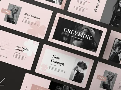 Greymine Creative Presentation Template clean colorful company corporate google slides keynote modern multipurpose multipurpose template photography pitch deck portfolio powerpoint presentation studio template unique web design web development website