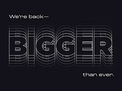 Make it Big 2021 art direction ecommerce event graphic design modern reverb teaser tech typography