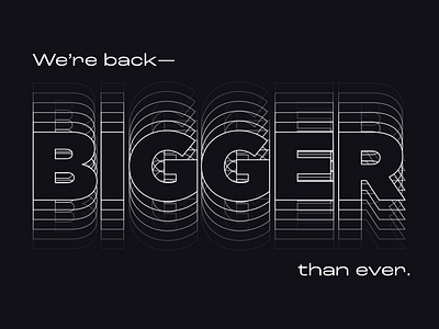 Make it Big 2021 art direction ecommerce event graphic design modern reverb teaser tech typography