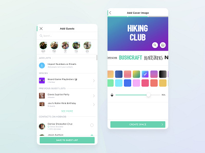Hobnob Community Creation android app design hobnob invites ios ios app product design ui ui design ux ux design web design website