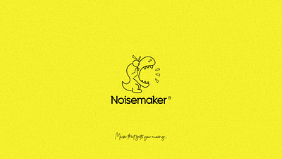 Noisemaker - Music Band apparel branding design graphic design identity design logo