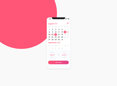 Daily UI #080 - Date Picker 080 calendar challenge dailyui dailyui080 dailyuichallenge date picker ui uidesign