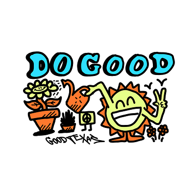 DO GOOD! illustration typography