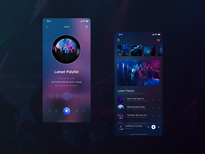 Bustle beats app / Music app UI / 音乐应用UI app branding bustle beats app conceptual design design drribble illustration immersion typography ui ux 音乐ui