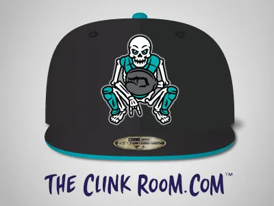 Deadliest Catch'rs baseball baseball catcher cap caps catcher design hat hats illustration logo mascot mascots skeleton