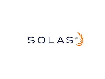 Solas AI Concept Logo ai branding feathers logo logo mark phoenix sans serif sunburst type
