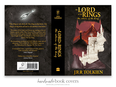 'LOTR The Return Of The King' Book Cover Design