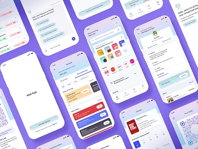 Mall App Concept booking mall shopping ui ux