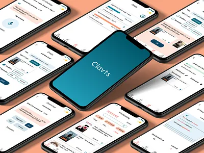 Final Mockup - Clavis - Vocabulary Learning App app branding design ui ux