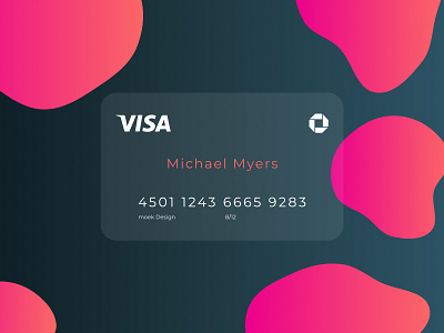 Bank Card - Daily UI 002 da dailyui design ui