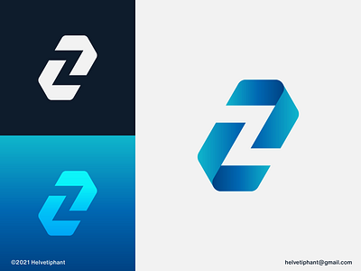 Z - letter mark gradient blockchain brand design branding creative logo crypto custom logo financial gradient logo hexagonal logo icon letter mark logo logo logo concept logo design logo designer minimalist logo modern logo negative space logo polygonal logo z letter logo