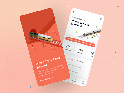 Train Ticket Booking Mobile App air ticket airport app design app screen app ui booking app bus ticket concept eticket flight interface mobile app online ticket select seat ticket booking tour train booking train ticket transport travel