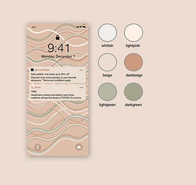 Background Design app background colorpalette colors dailyui design graphic design iphone ui uxdesign