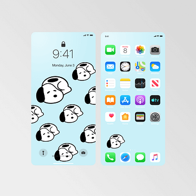 Background Design 2 app background dailyui design graphic design illustration iphone mobile snoopy ui uxdesign