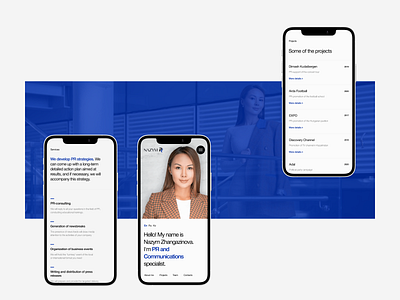 Nazym Zhangazinova development marketing mobile personal pr ui ux webdesign