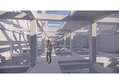 Apartment Building in Bilbao 3d architecture design enscape graphic design illustration model photoshop render sketchup