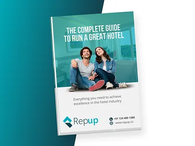 eBook cover designed for RepUp branding design vector