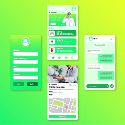 HEALTY branding graphic design ui