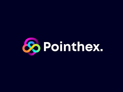 Pointhex logo concept design abstract best designer best logo branding brandmark colorful logo concept concept design creative design group iconic logo infinity location logo mark metting modern point