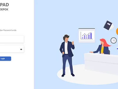 Login User graphic design motion graphics ui