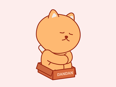 淡淡的忧伤The sadness of DANDAN ae animation cat character illustration motion poor sigh sorrow
