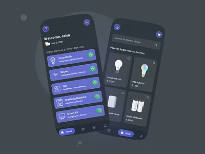 Smart Home App android app app app design design figma graphic design ios design smart home ui ui design uidesign uiux
