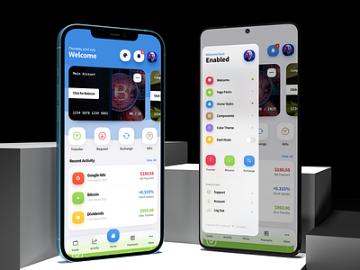 PayApp Mobile - Wallet & Banking PWA Mobile Template app app template banking banking app bootstrap crypto design finance finance app frosted glass effect html mobile pay app payment payment app sidebar sidenav ui wallet wallet app