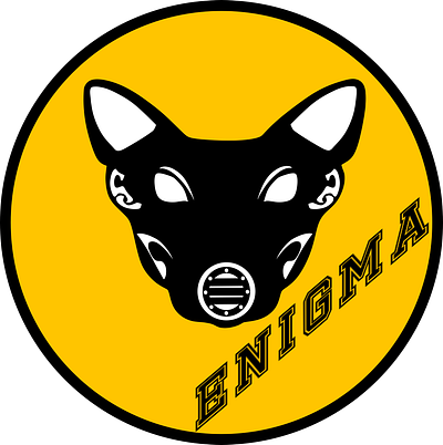 enigma art design elements enigma logo vector