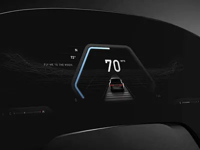 Digital Car Dash : HMI & Cluster UI automotive car design hmi interactive interface ui