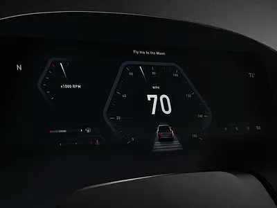 Digital Car Dash : HMI & Cluster UI automotive car design hmi interactive interface ui