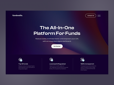 Fin-Tech Header Design Exploration banking clean cryptoweb finance financelandingpage fintech funds graphic design landingpage modern popular ui uidesign uiux userinterface uxdesign wearehybreed web webdesign websitedesign