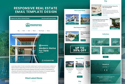 Modern home Email Template/Newsletter Design. best template 2021 digital marketing director email marketing email template email template 2021 email template design home sale html template mailchimp newsletter mailchimp template mailchimp template 2021 modern home newsletter newsletter design properties for sale real estate template responsive email template restaurant restaurant template