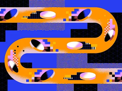 The Hidden Cost of AWS abstract coin cost geometry gradient illustration money motion network pixel security texture vpn