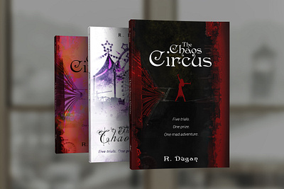 Exclusive Cover Edition The Chaos Circus by R. Duga book book cover cover design graphic design professional professional book cover design