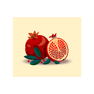 grenade food fruit graphic design grenade illustration pomegranate vector