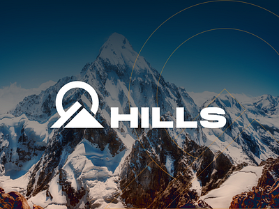 HILLS - LOGO/BRANDING DESIGN abstract abstract logo adobe brand brand and identity brand design brand identity branding branding and identity design graphic design hiking illustration logo logomark logotype mark minimal mountain sun