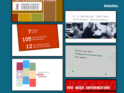 Motion Design: Deloitte corporate design graphic design motion graphics