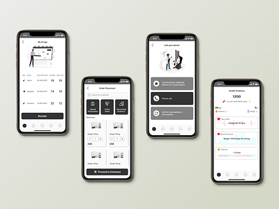 miCURO - Pill reminder and health management app app app design graphic design illustration minimal ui ux