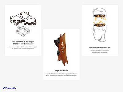 Error states & messaging design tool error illustration user research