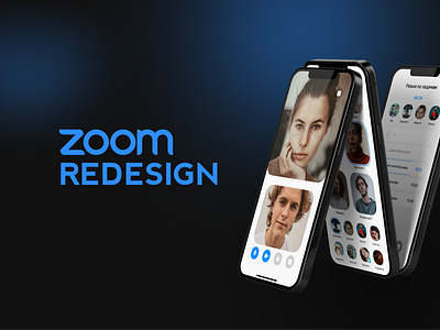 Zoom redesign app design mobile ui ux