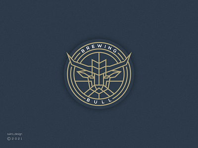 Brewing bull logo... branding brewing bull design graphic design icon illustration lineartlogo logo logoawesome minimal ui ux vector