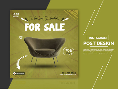 Social Media Post Design add banner branding chair chair add design facebook add graphic design instagram post pi salman poster social media